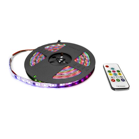 Race Sport 16Ft (5M) 5050 Strip Lighting Reel W/ Controller (Rgb W/ Chasing) RS5M5050IP67-C